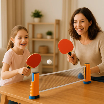 Adjustable table tennis set - suitable for every table!