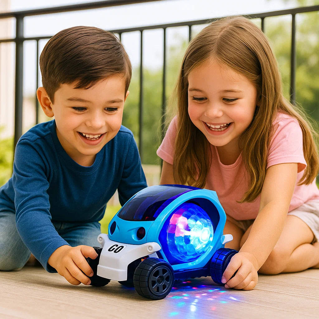 Light Up 360° Music Stunt Car