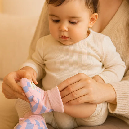 Cosy Baby Sock Shoes – Warm, Non-Slip & Comfortable