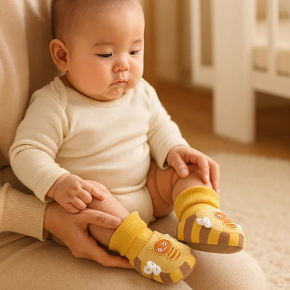 Cosy Baby Sock Shoes – Warm, Non-Slip & Comfortable
