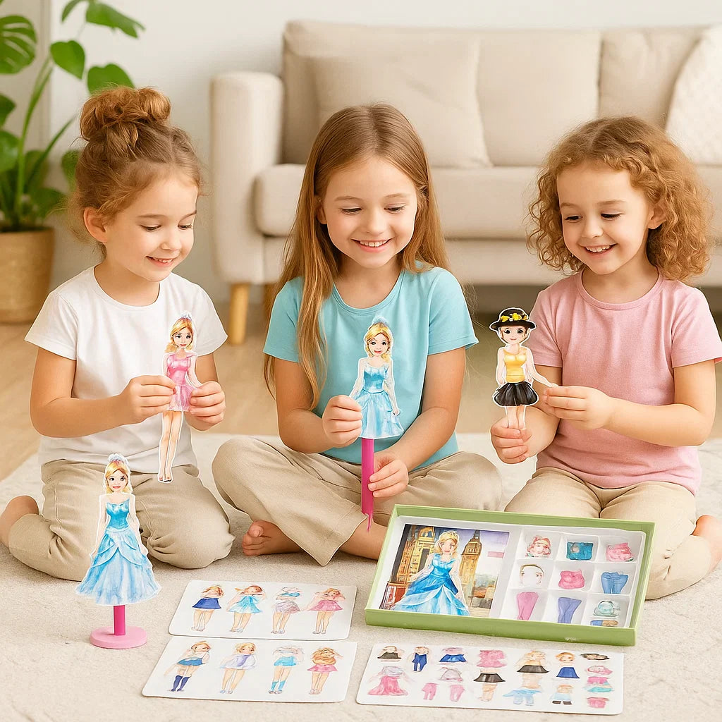 Magnetic Fashion Play Set for Children