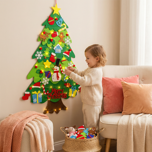 Montessori Felt Christmas Tree