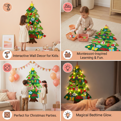 Montessori Felt Christmas Tree