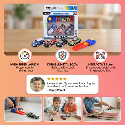 Car Catapult Racing Set