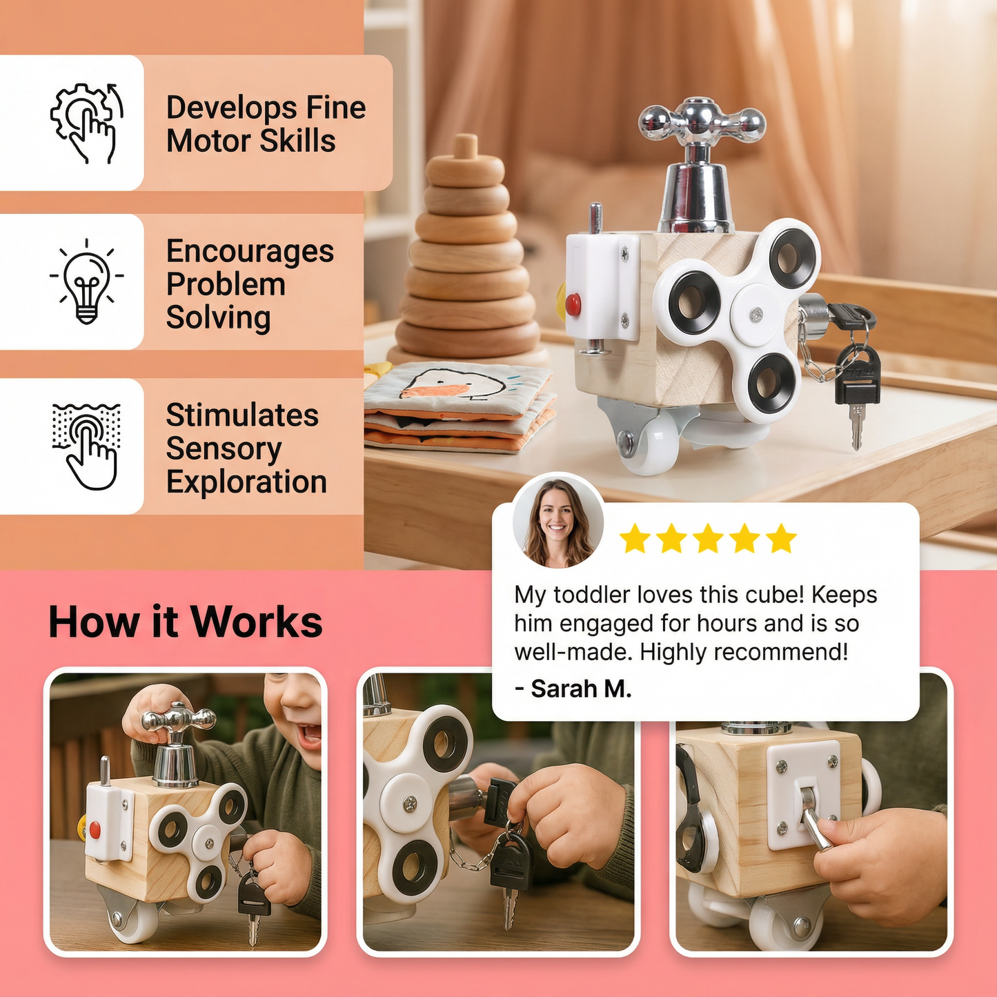 Montessori Play & Learn Cube