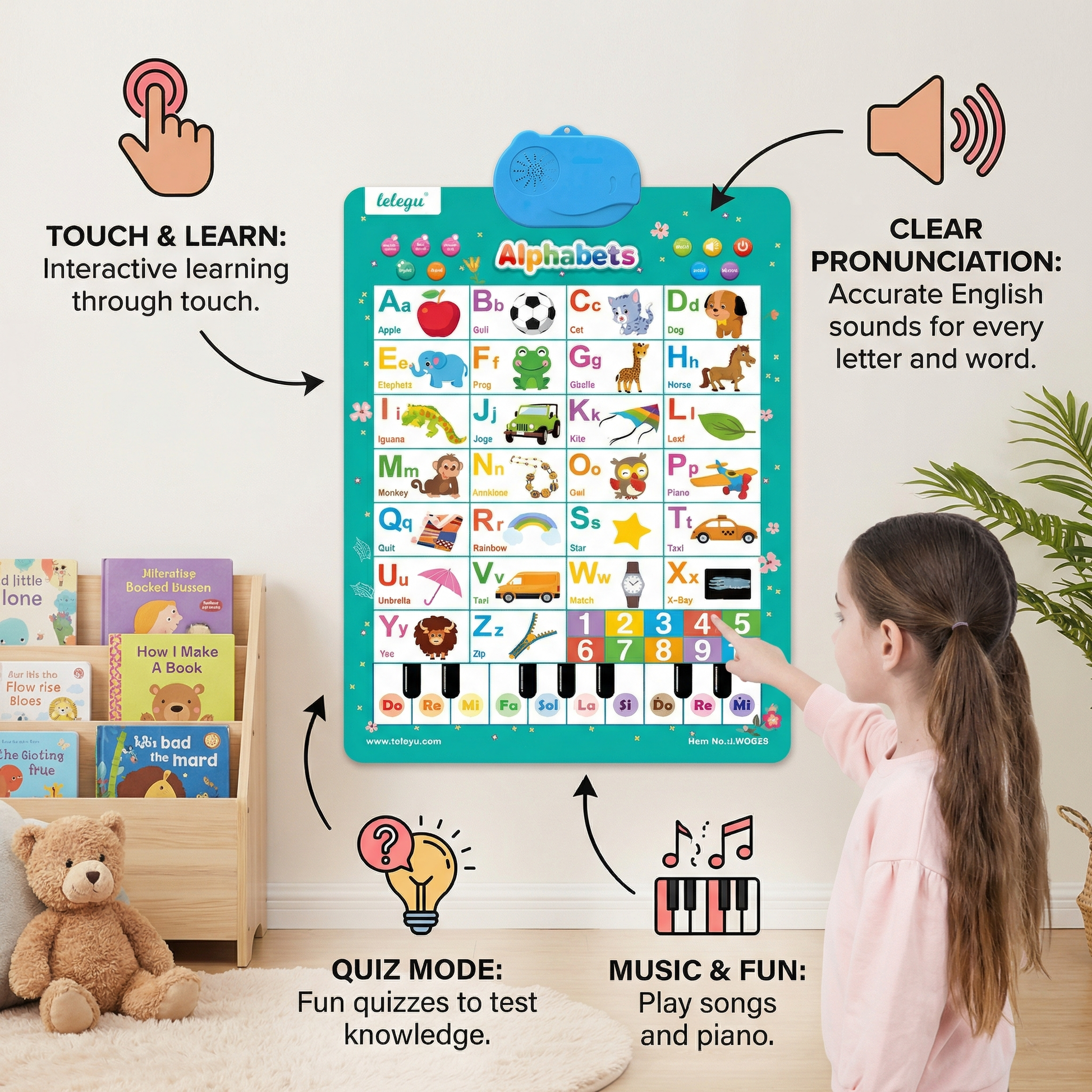 Talking English Learning Board for Children
