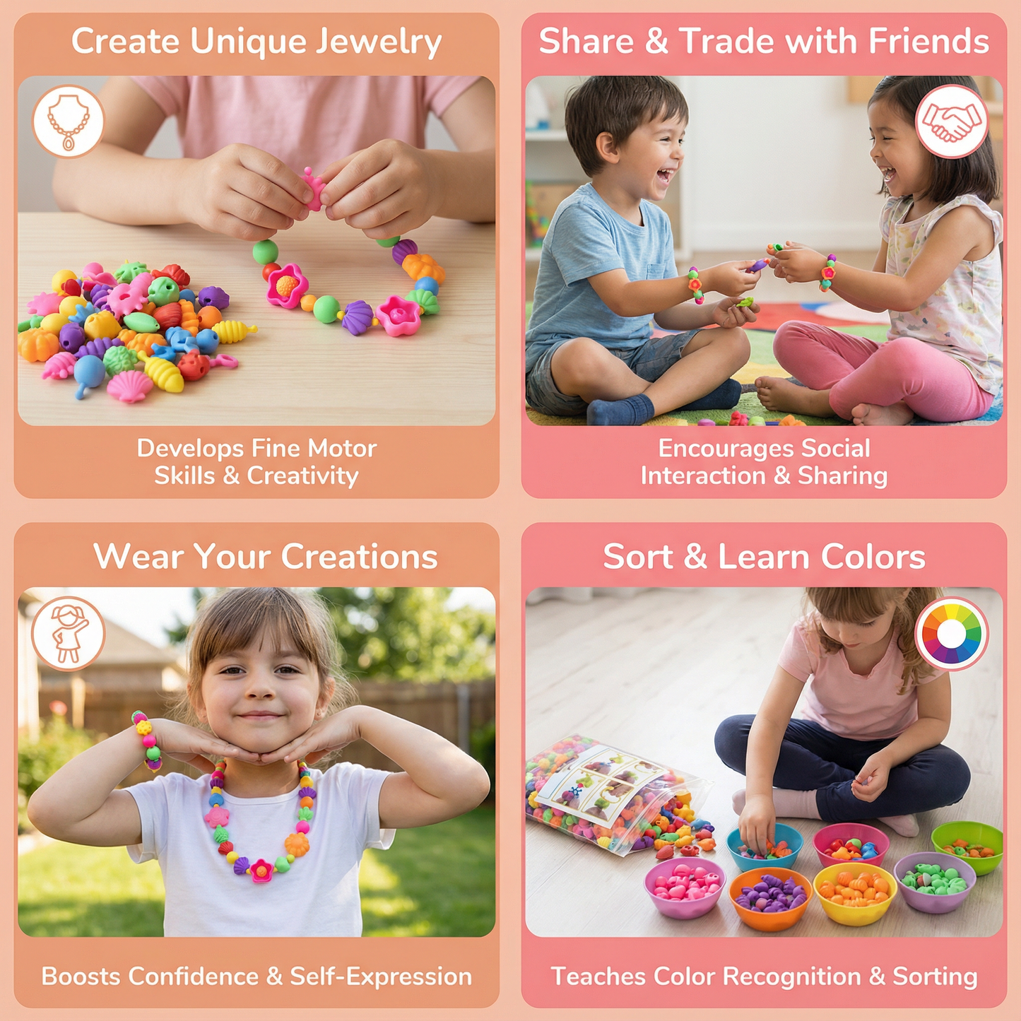 Jewellery Play Stones for Kids