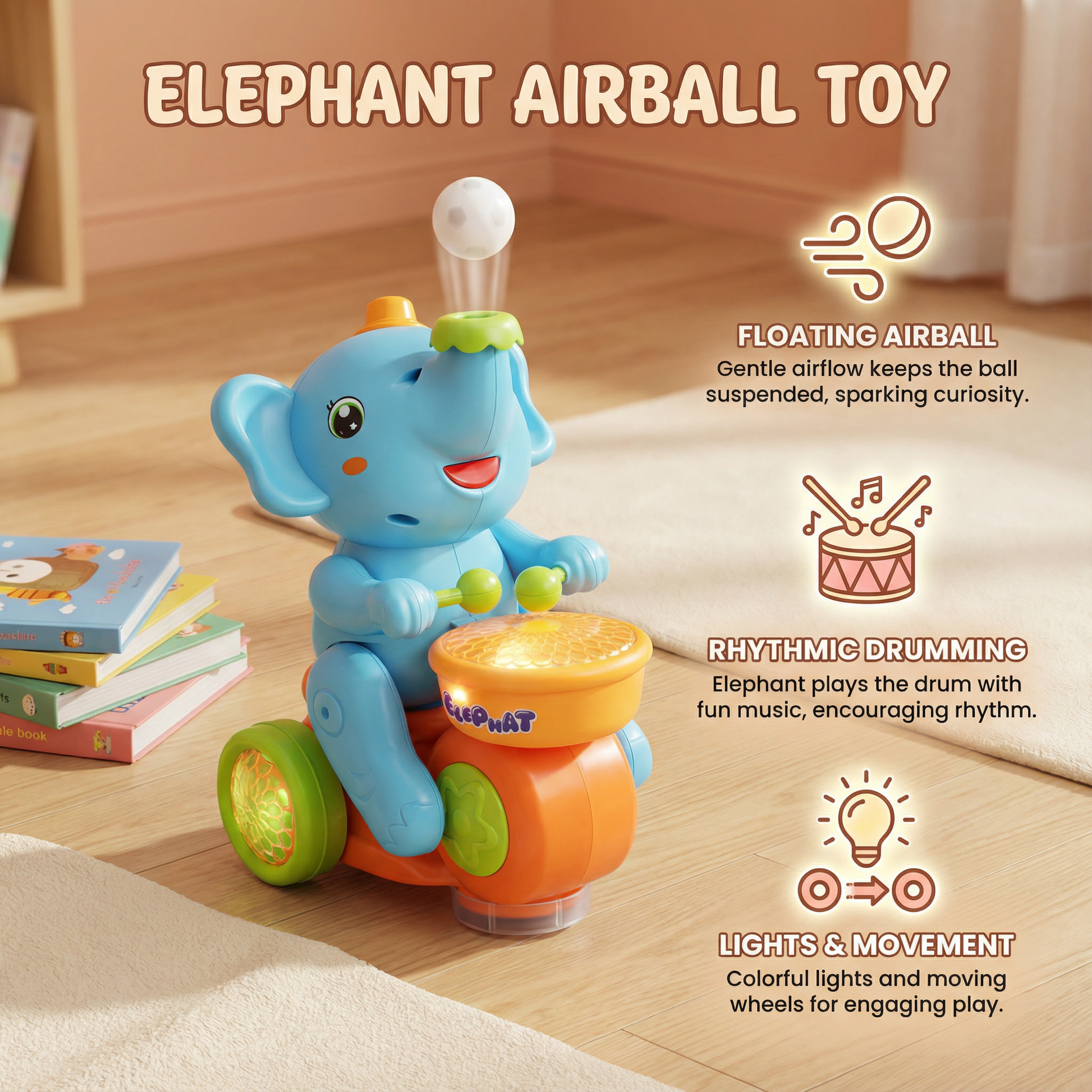 Elephant Airball Toy
