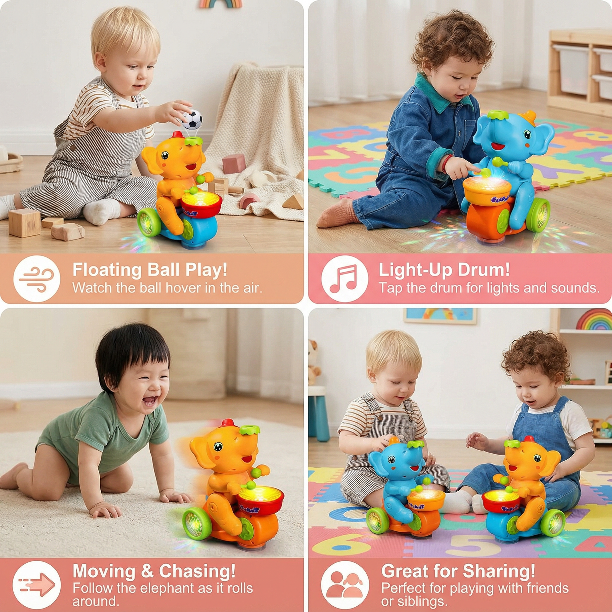 Elephant Airball Toy