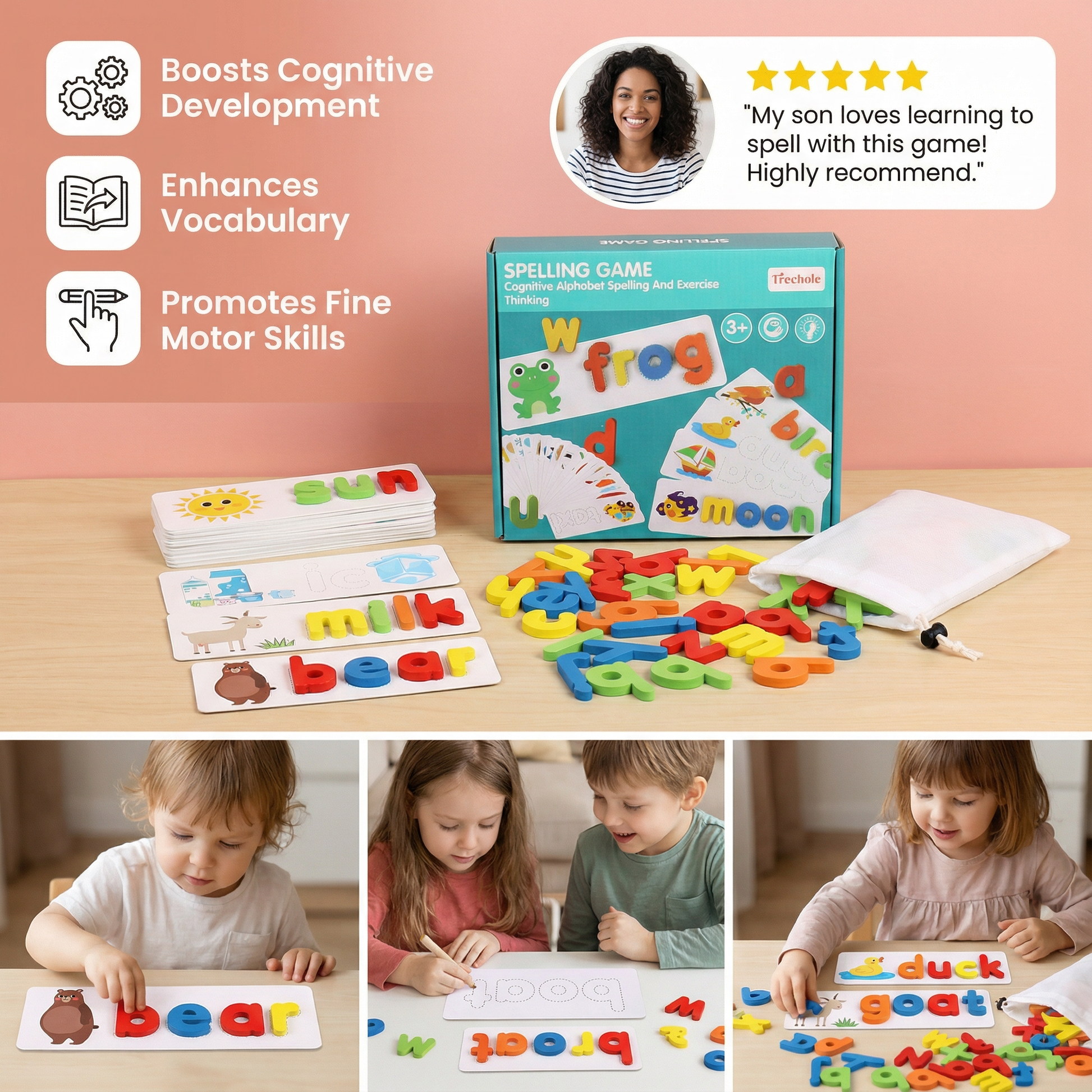 Montessori Spelling Game