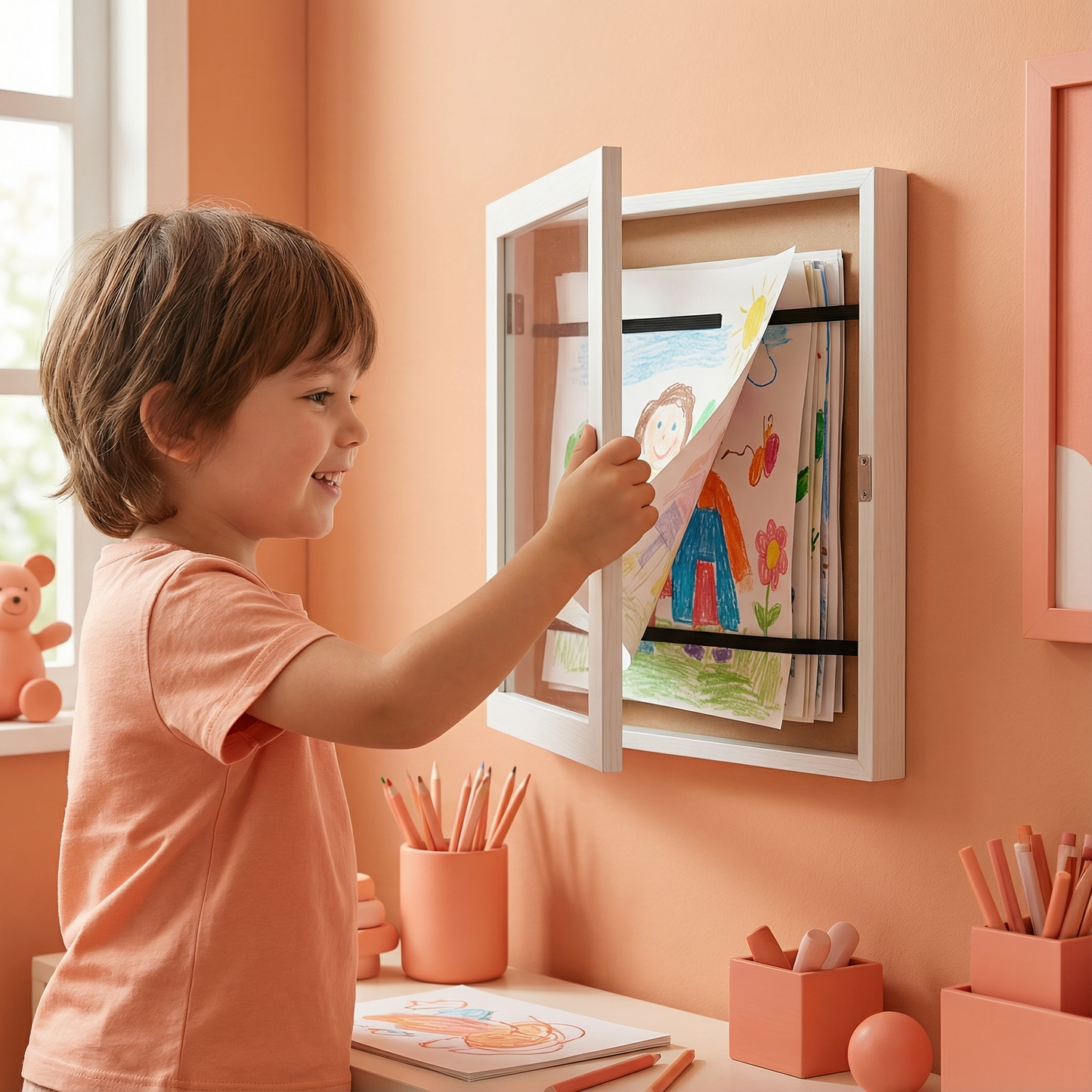 Kids Picture Frame for 150 Drawings