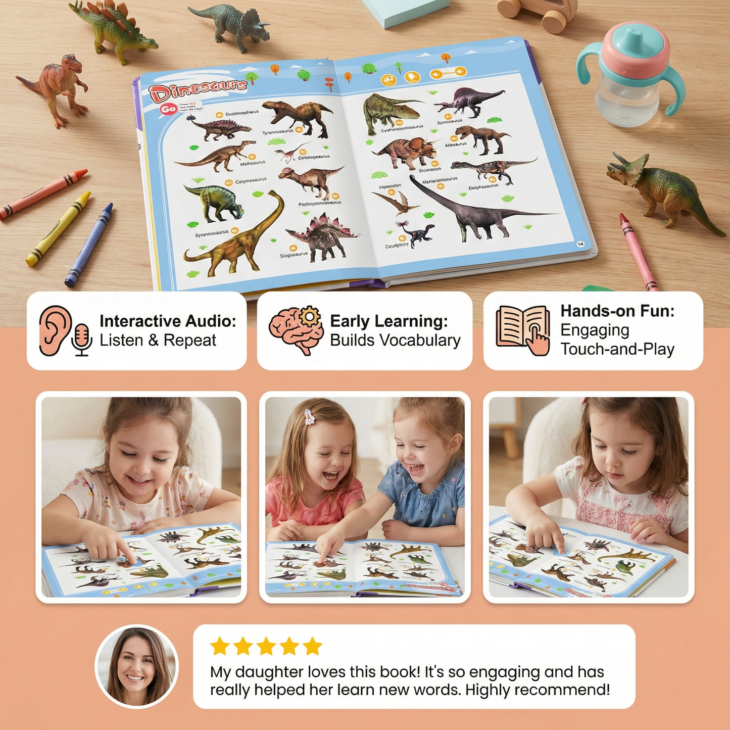 Talking English Learning Book for Children