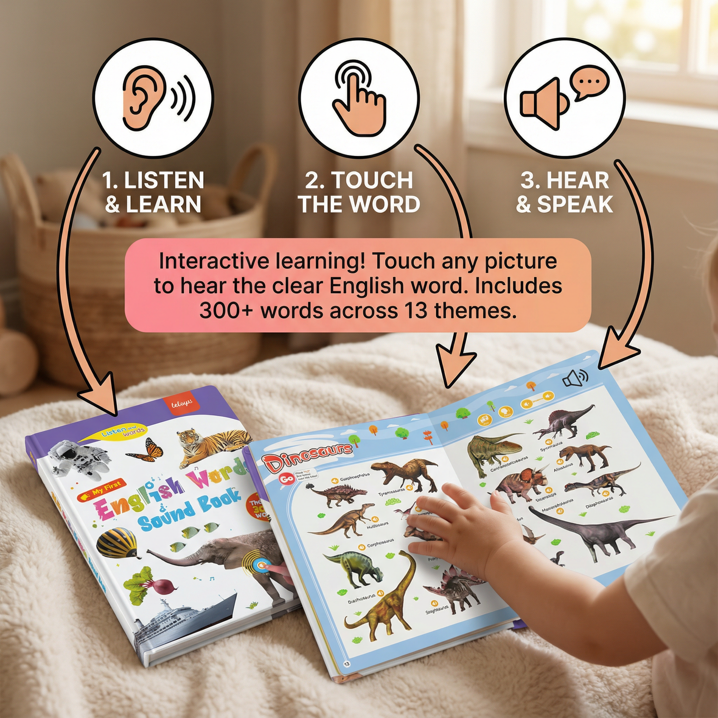 Talking English Learning Book for Children