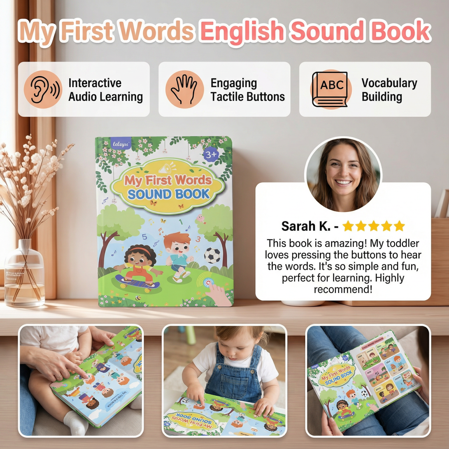My First Words English Sound Book