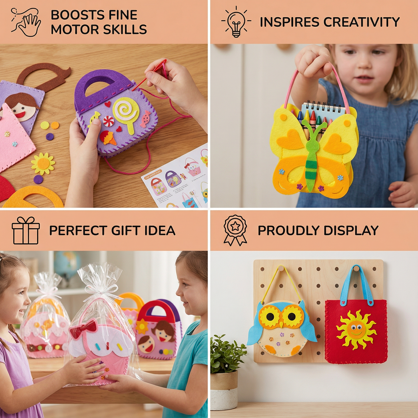 DIY Felt Bag Sewing Kit