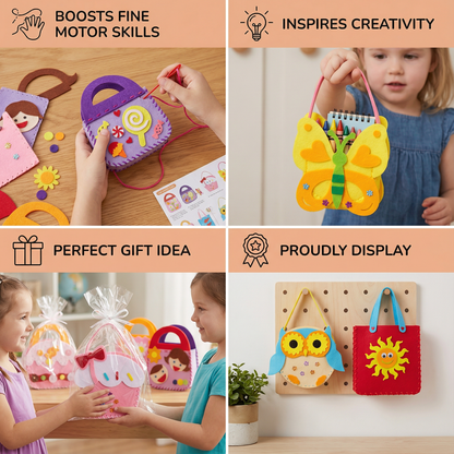 DIY Felt Bag Sewing Kit