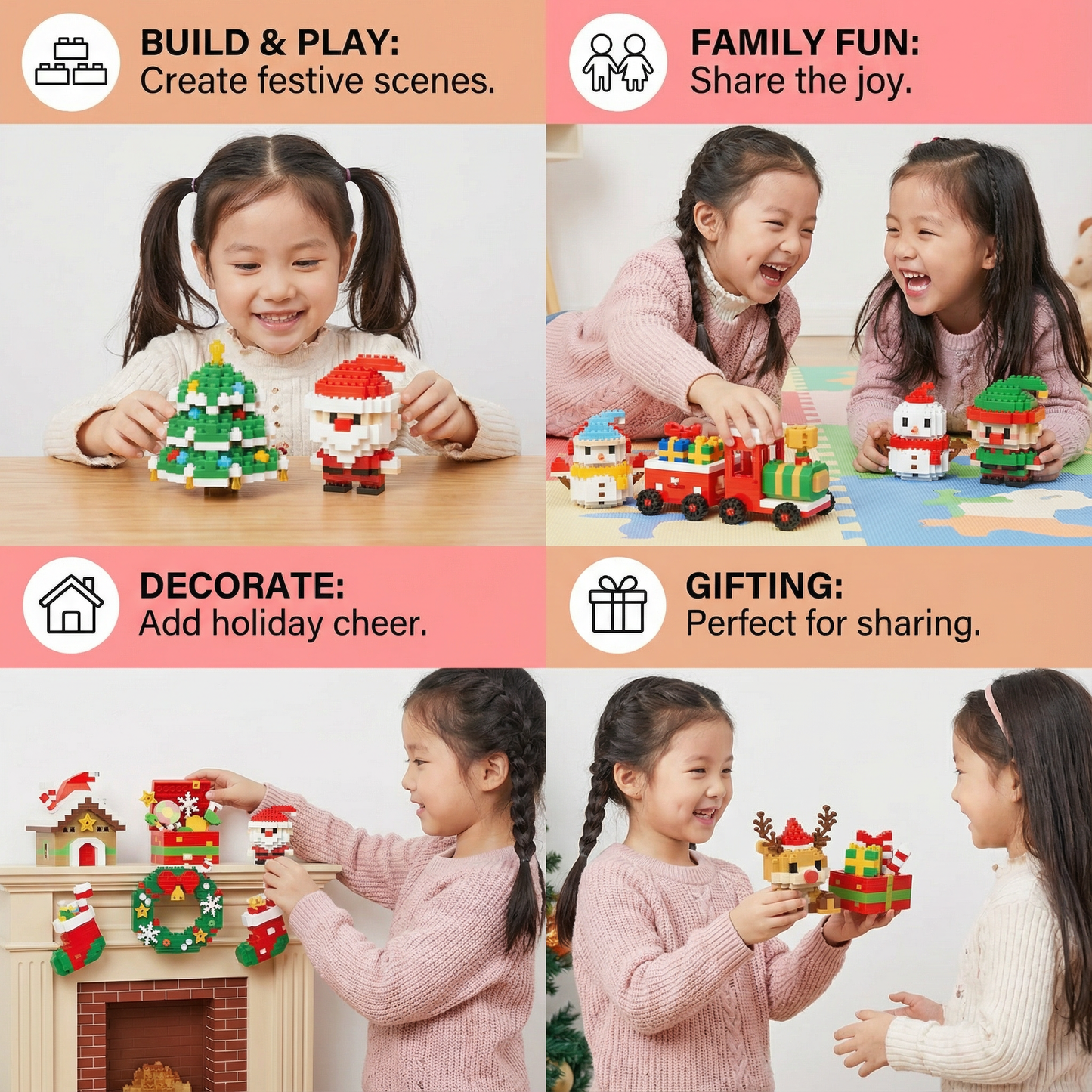 Creative Building Block Christmas Figures – Fun for the Whole Family