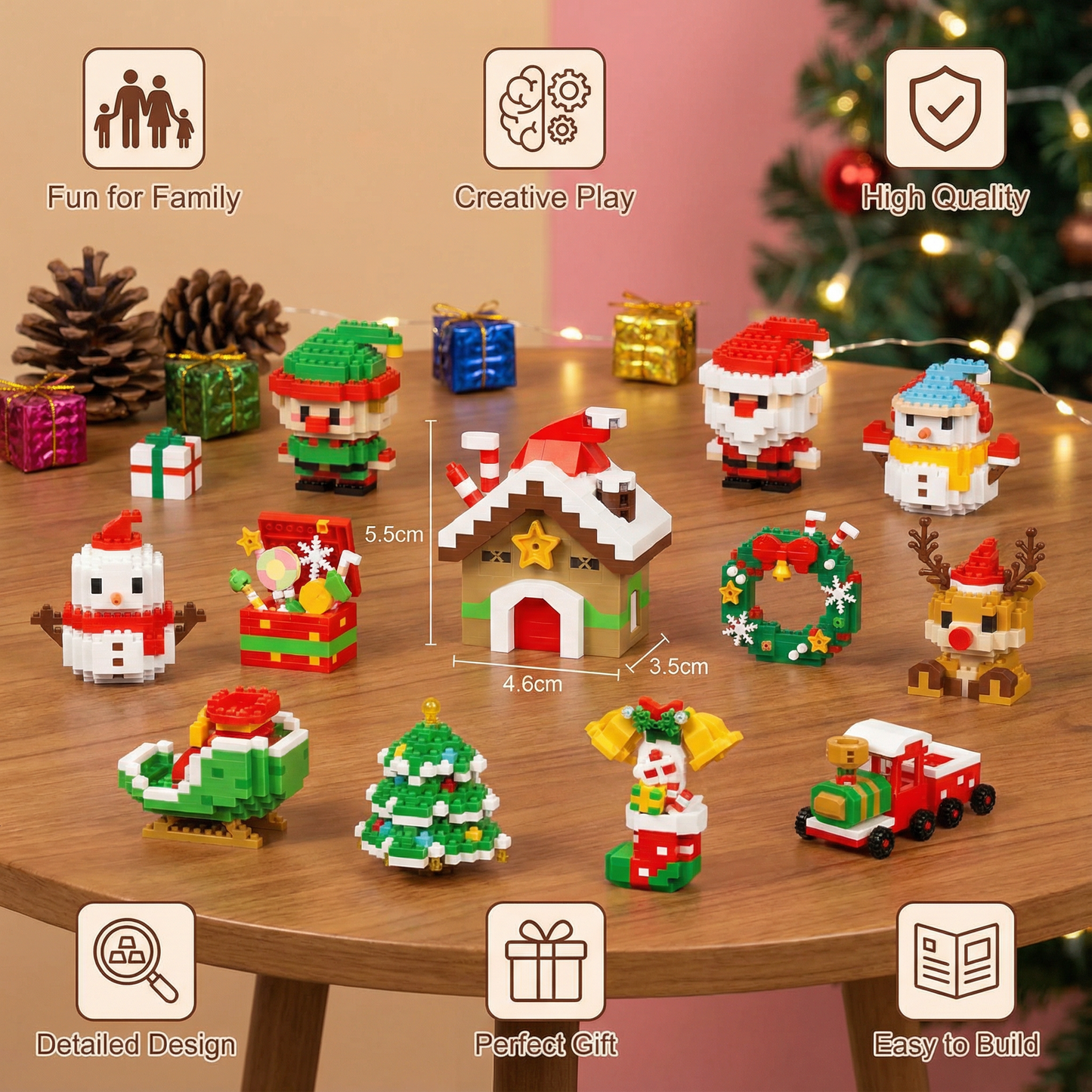 Creative Building Block Christmas Figures – Fun for the Whole Family