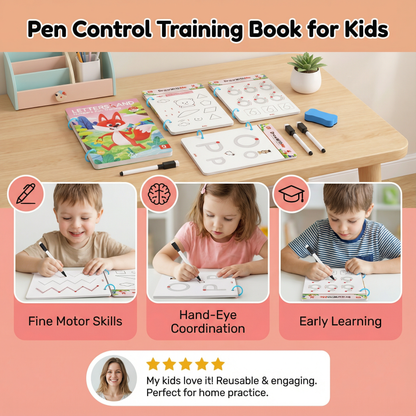Pen Control Training Book for Kids