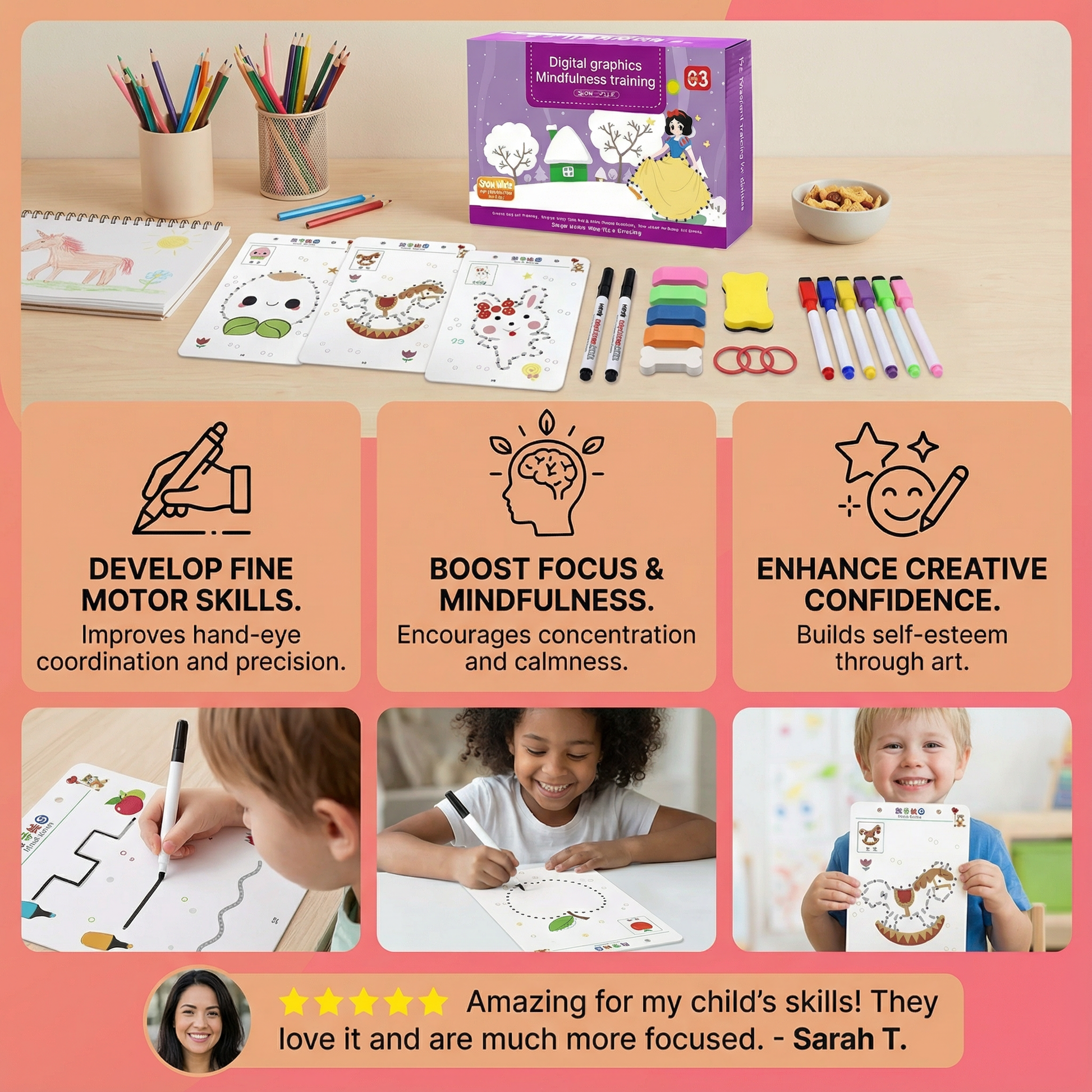 MagicLines - Magical Tracing Workbook Set