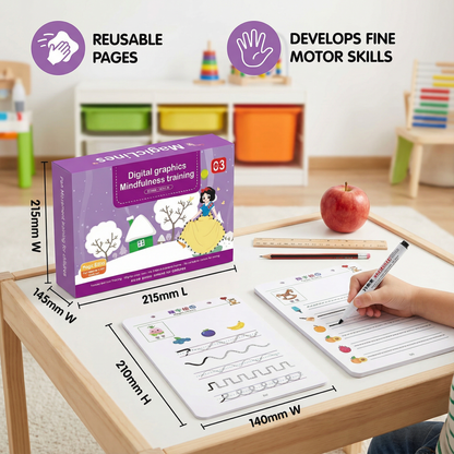 MagicLines - Magical Tracing Workbook Set