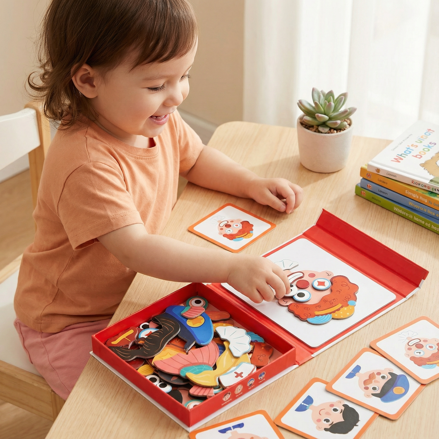 Educational Facial Expression Learning Puzzle for Kids