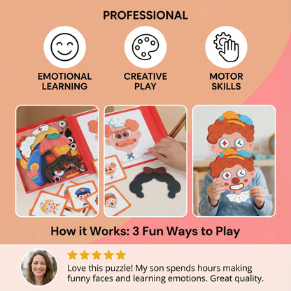 Educational Facial Expression Learning Puzzle for Kids