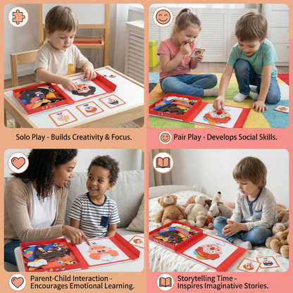 Educational Facial Expression Learning Puzzle for Kids