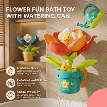 Flower Fun Bath Toy with Watering Can