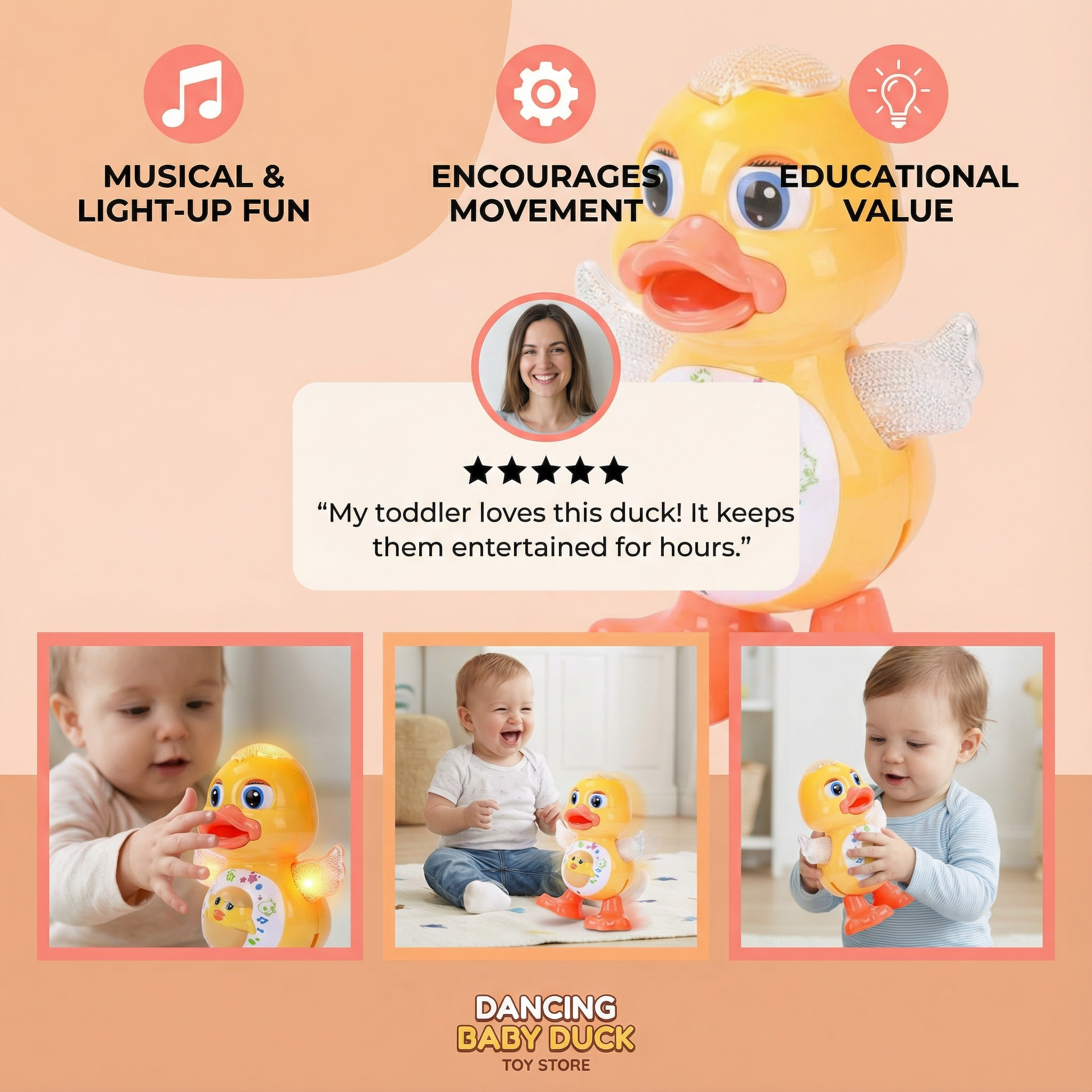 Dancing Baby Duck Toy