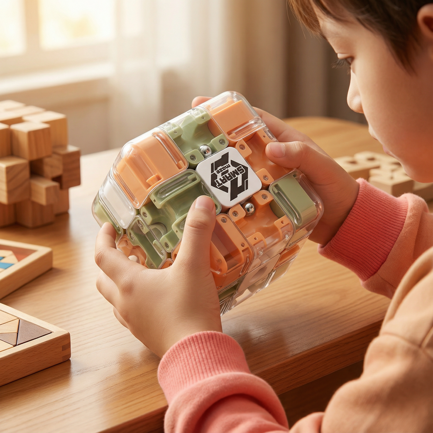 3D Labyrinth Puzzle Cube