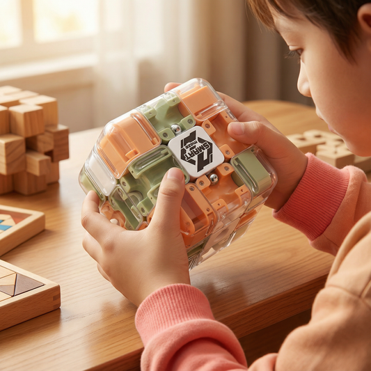 3D Labyrinth Puzzle Cube