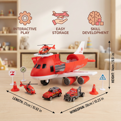 Airplane & Vehicle Play Set