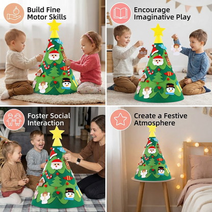 Montessori 3D Felt Christmas Tree