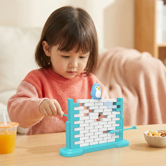 Penguin Ice Wall Balance Family Game