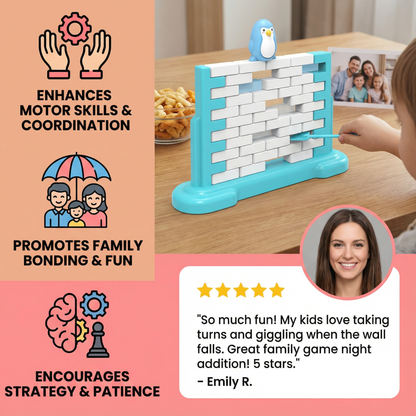 Penguin Ice Wall Balance Family Game