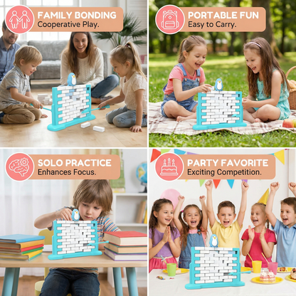 Penguin Ice Wall Balance Family Game