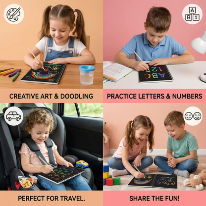 Magical Rainbow Scratch Paper