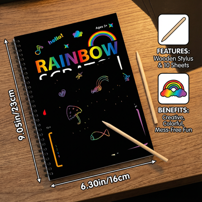 Magical Rainbow Scratch Paper