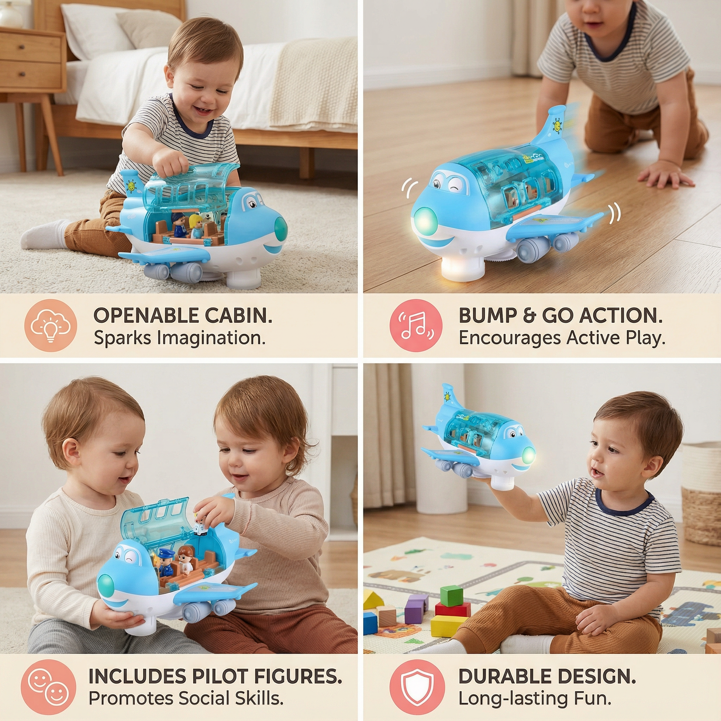 Funny & Dancing Airplane Toy