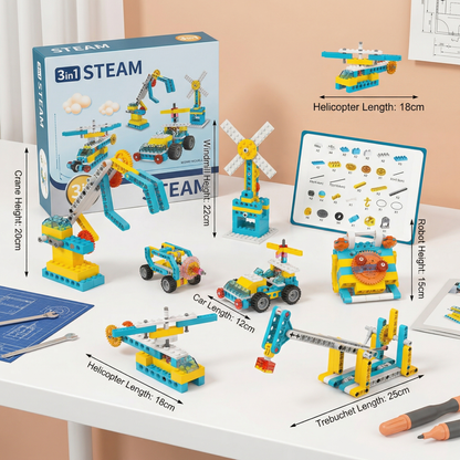 3in1 Science and Technology Building Block Set