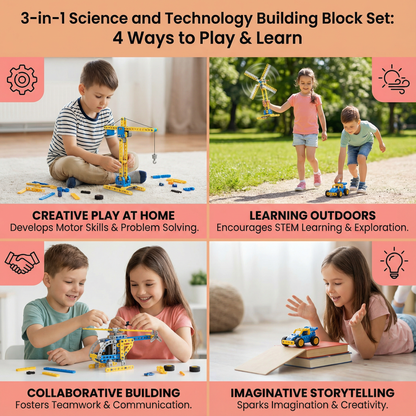 3in1 Science and Technology Building Block Set