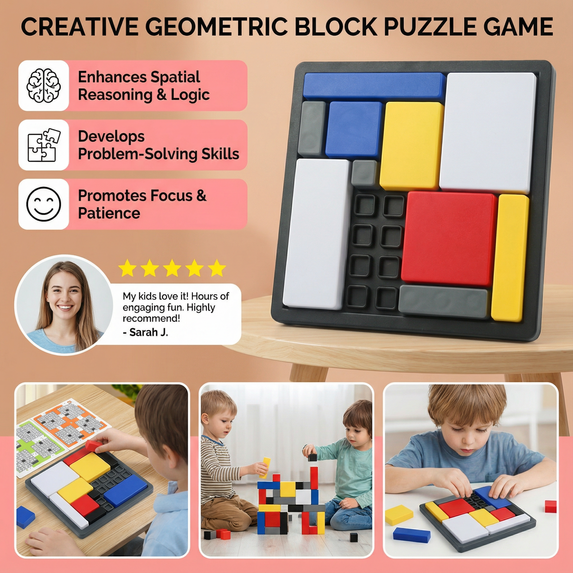 Creative Geometric Block Puzzle Game