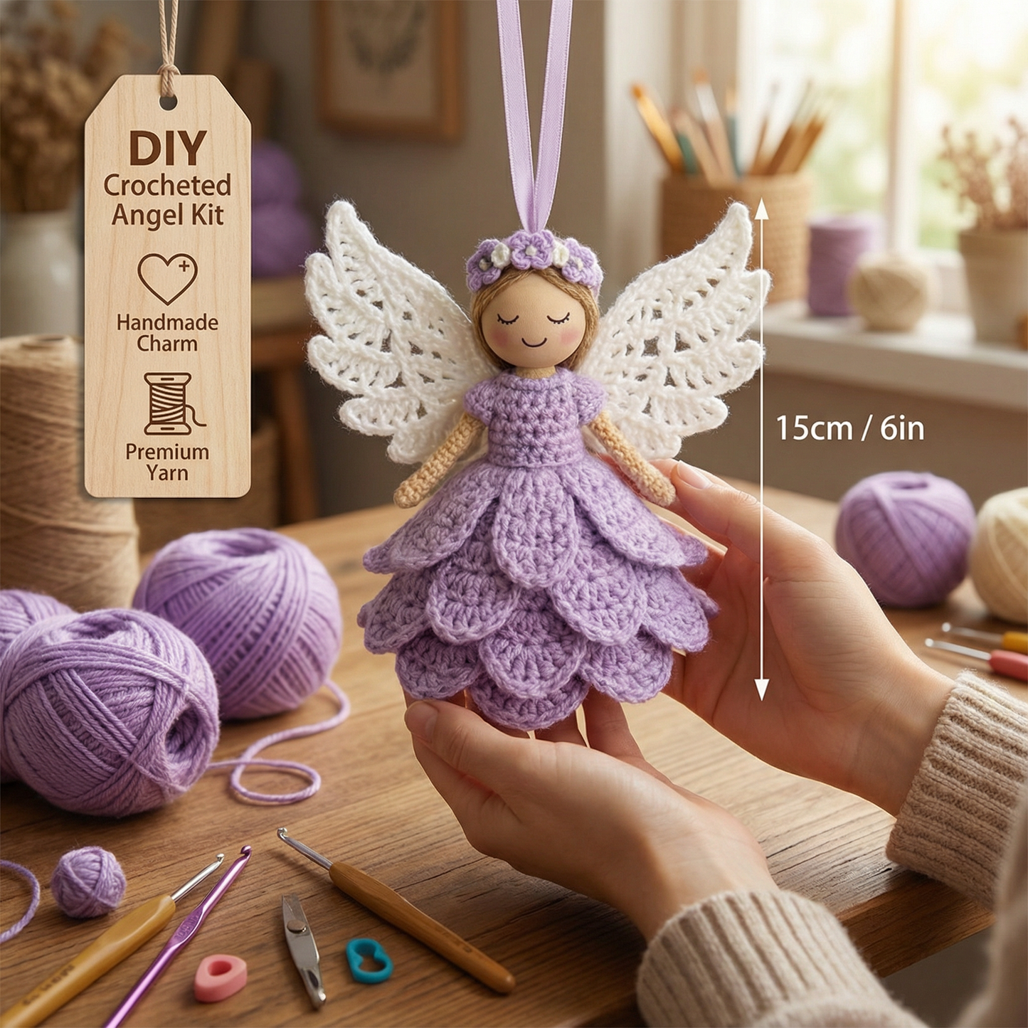 DIY Crocheted Angel Kit
