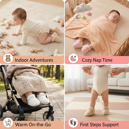 Fluffy Sock Shoes for Babies