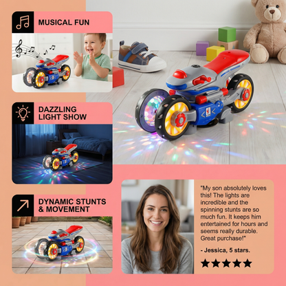 Light-Up Musical Dancing Motorbike