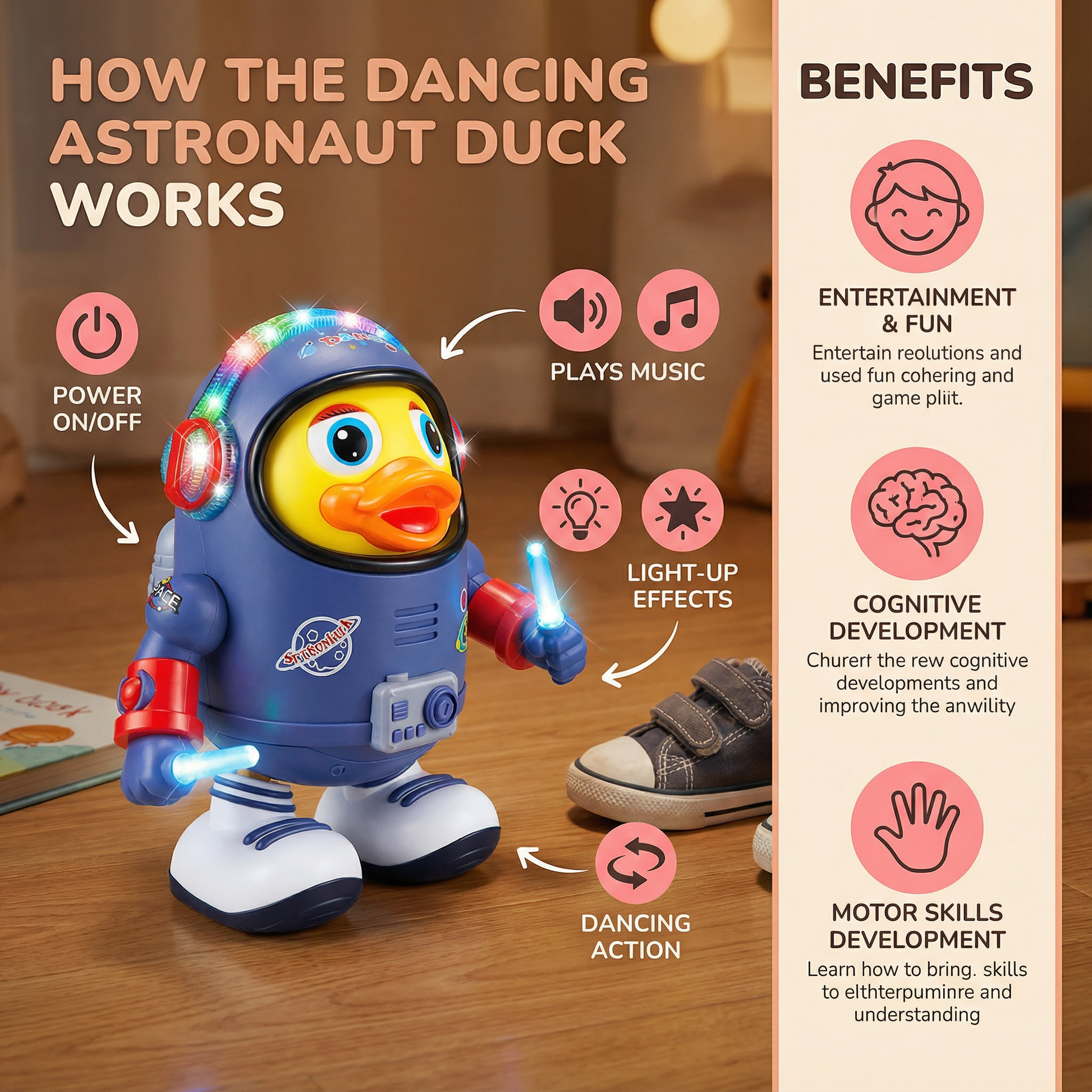 Dancing Astronaut Duck