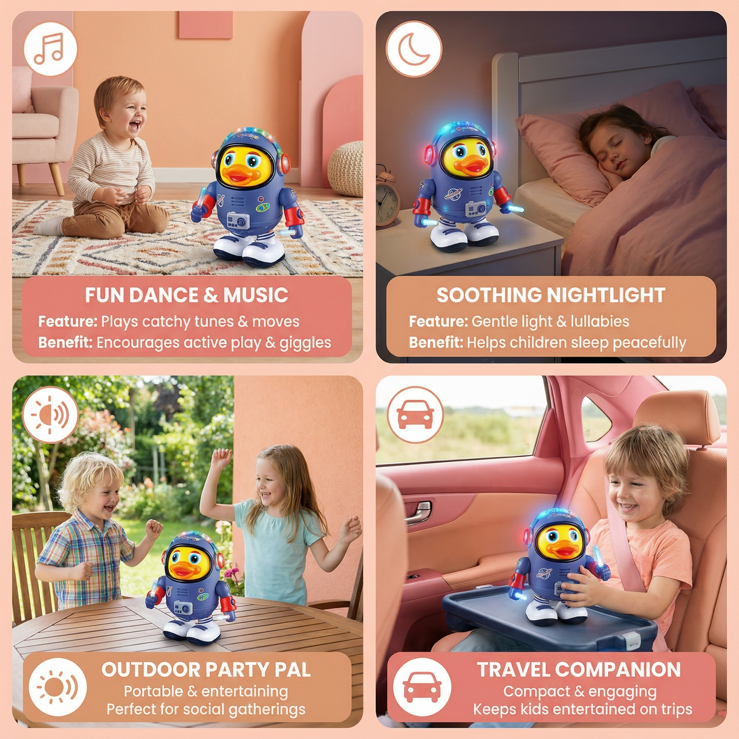 Dancing Astronaut Duck