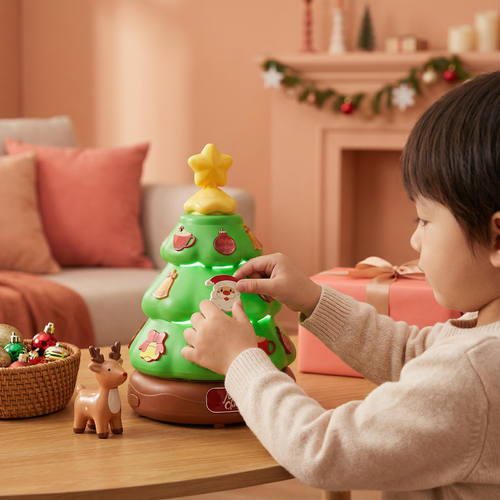Music Bubble Christmas Tree with Stickers for Decorating
