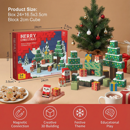 Christmas Magnetic Building Blocks